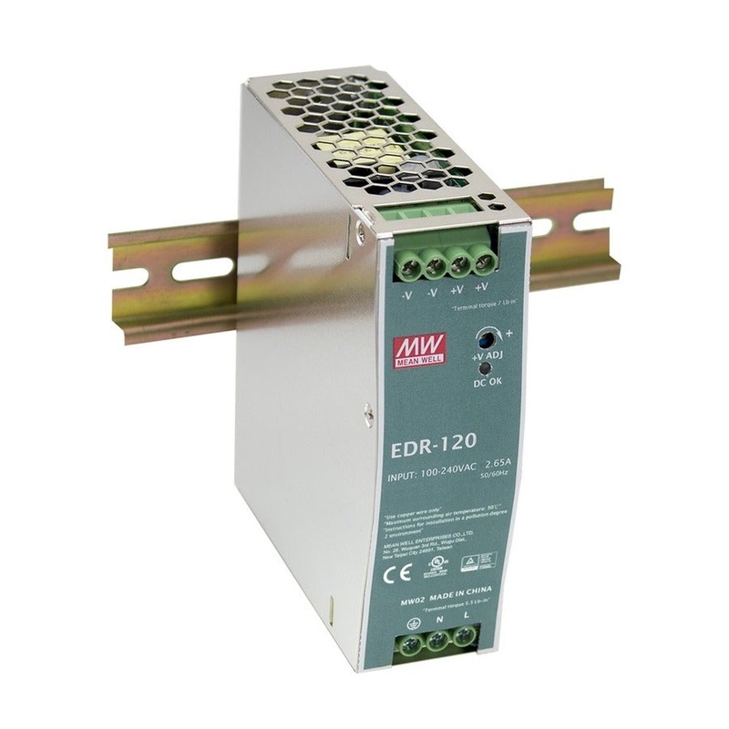 120W 12V 10A EDR DIN Rail Power Supply