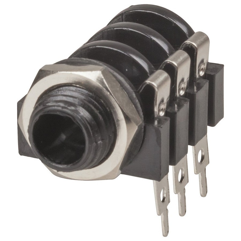 6.5mm Stereo INSULATED UNSWITCHED Socket