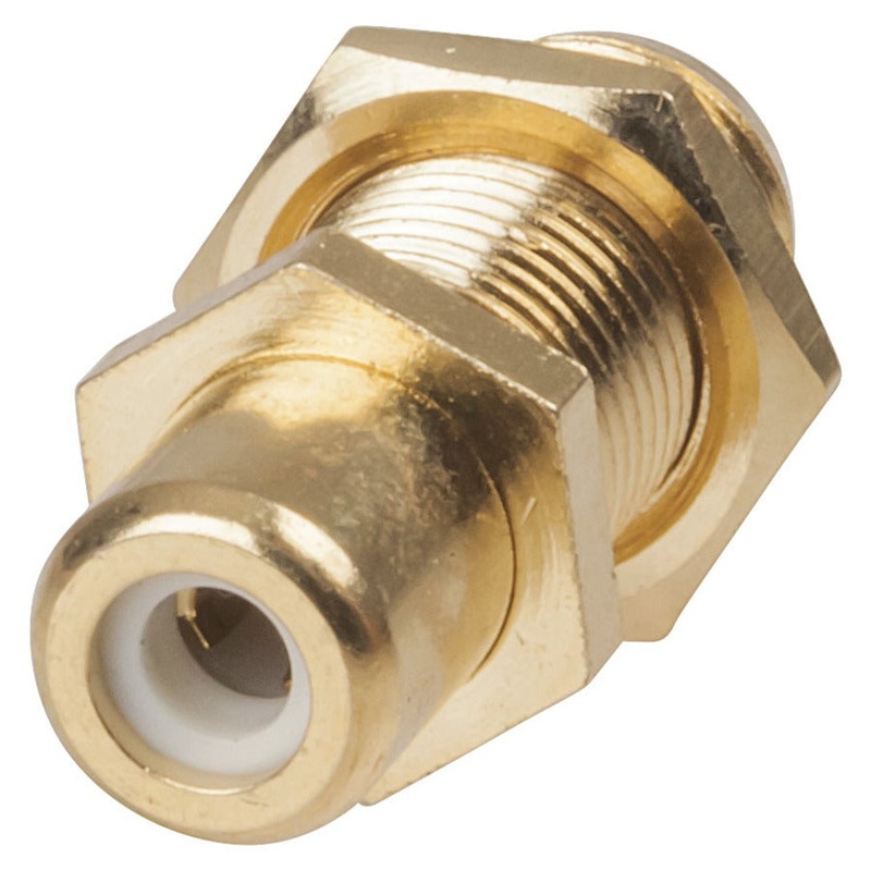 Gold RCA Socket / F-61 Socket