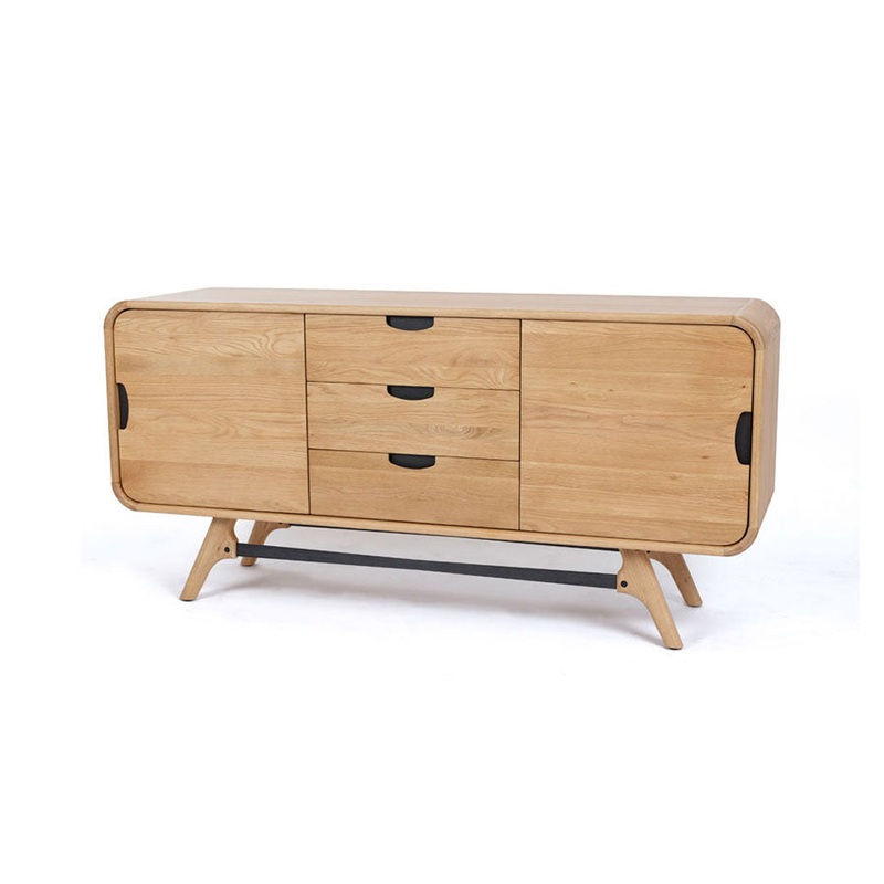 Flow Scandinavian Style Oak Sideboard