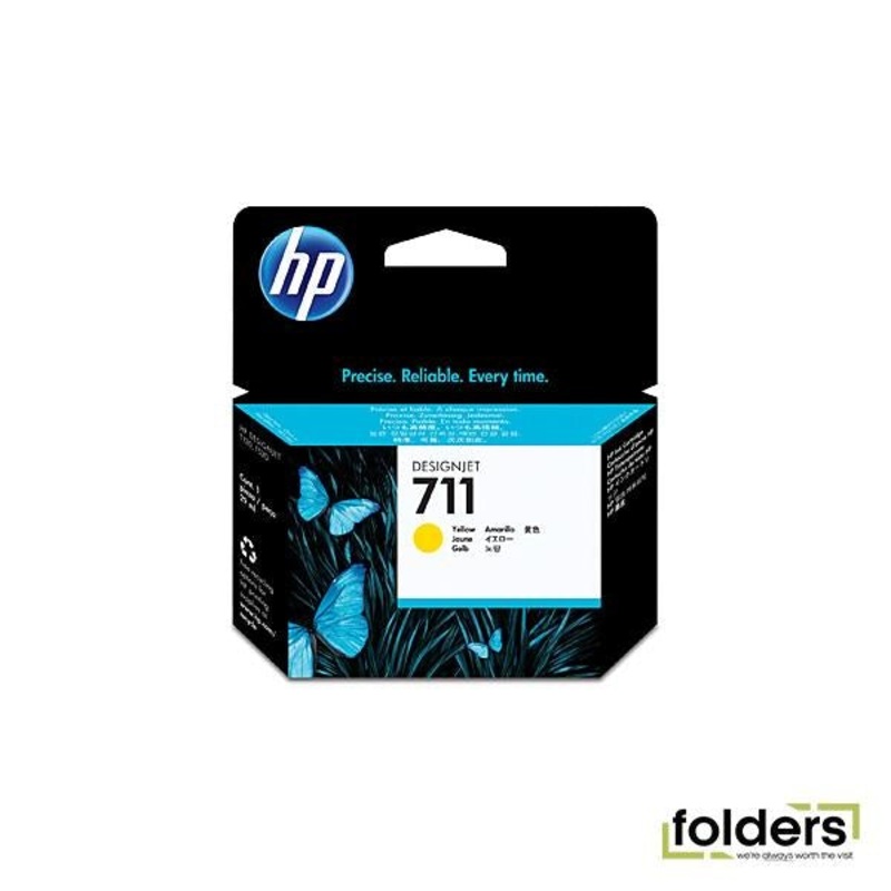 HP #711 29ml Yellow Ink CZ132A