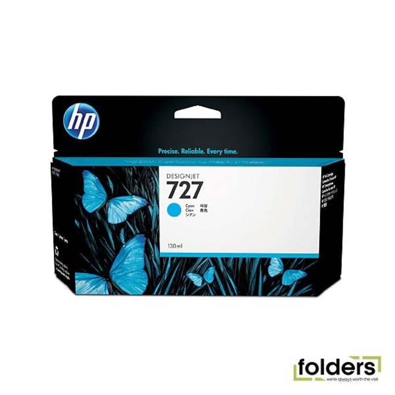 HP #727 130ml Cyan Ink B3P19A