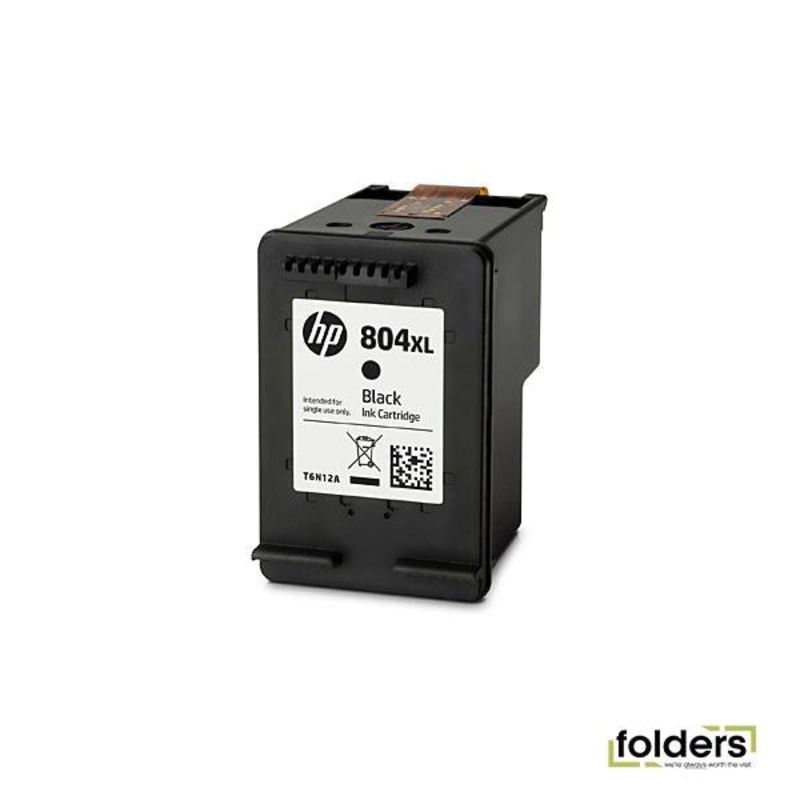 HP #804XL Black Ink T6N12AA