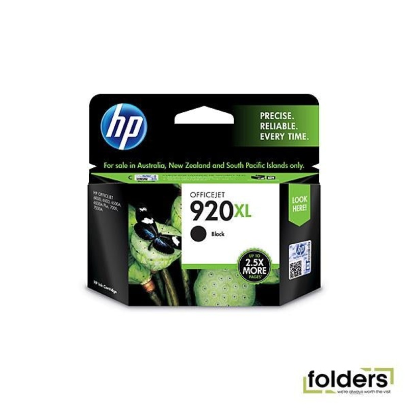 HP #920 Black XL Ink  CD975AA