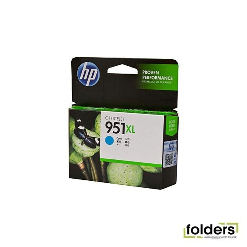 HP #951XL Cyan Ink CN046AA
