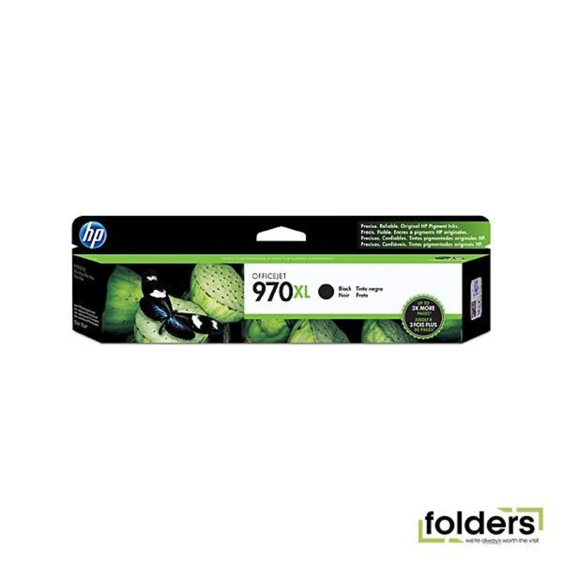 HP #970XL Black Ink CN625AA