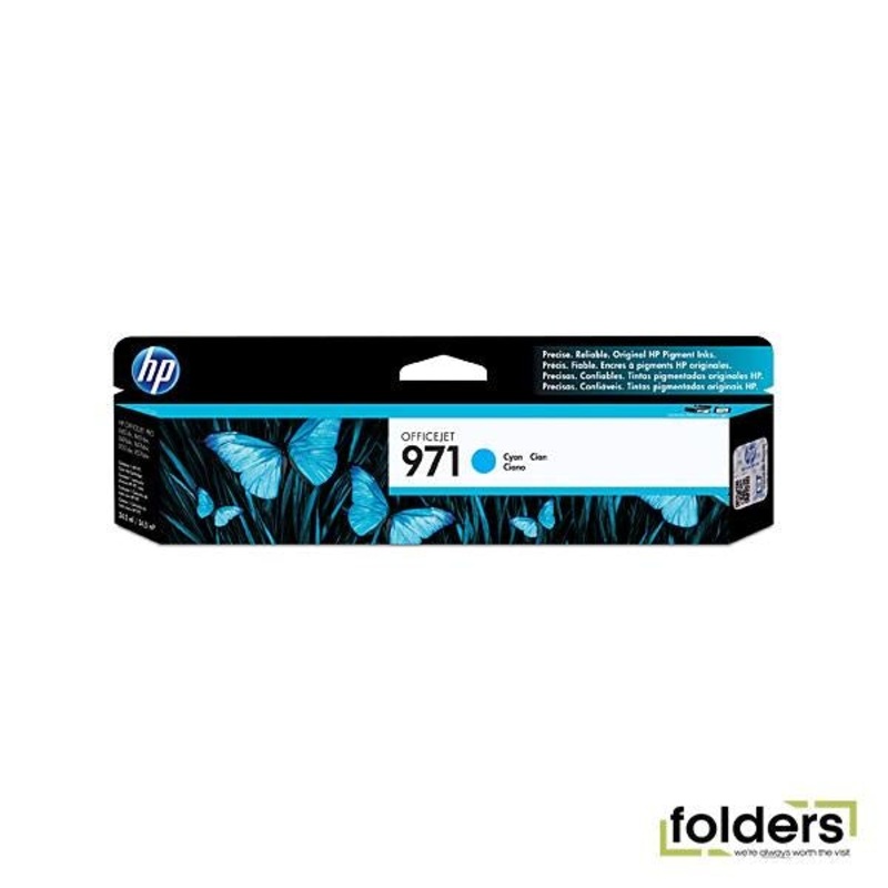 HP #971 Cyan Ink Cartridge CN622AA