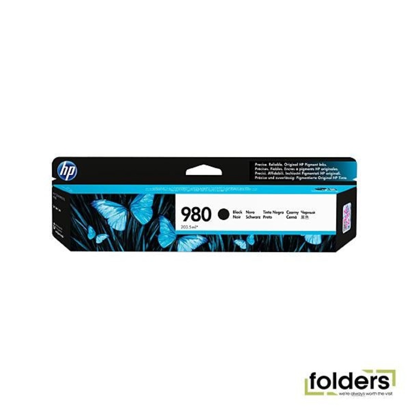 HP #980 Black Ink Cartridge D8J10A