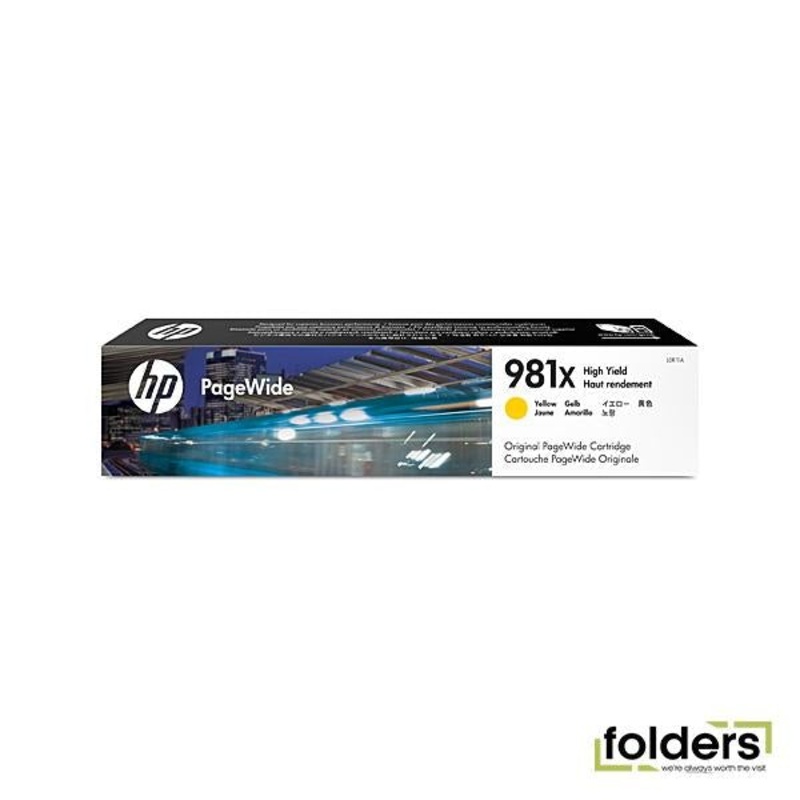 HP #981X Yellow Ink Cartridge L0R11A
