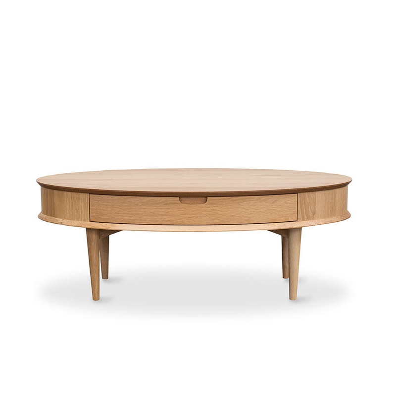 Oslo Oak Coffee Table with Drawer
