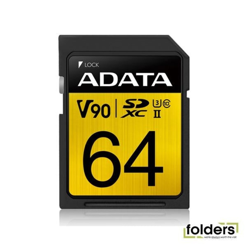 ADATA Premier One UHS-II U3 V90 SDXC Card 64GB
