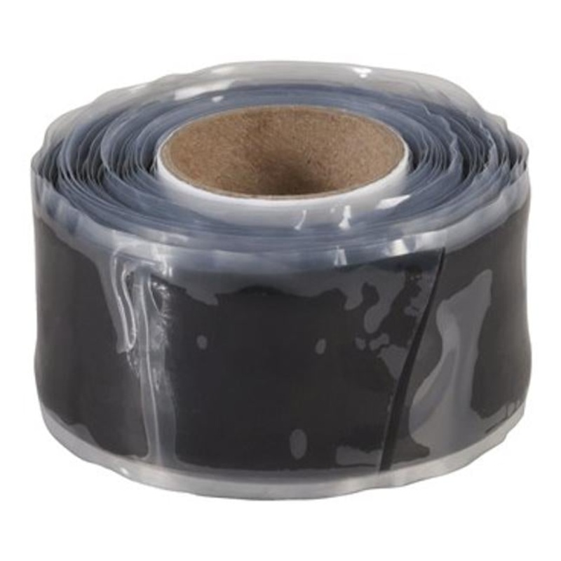 Black Self-Fusing Silicon Tape 25Mm X 3M