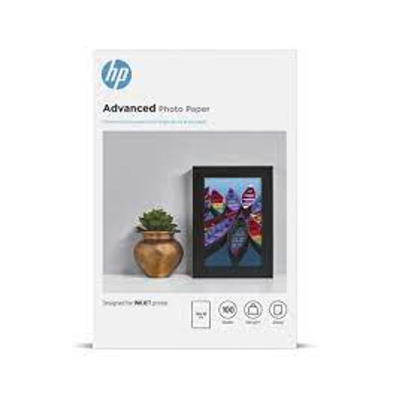 Hp Advanced Glossy 10X15 Photo Paper - 100 Sheets 250Gsm HPJ8536