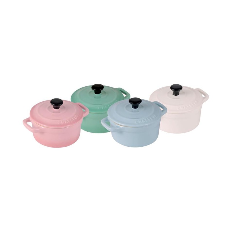 Macaron Collection 4-Piece Mini Cocotte Set