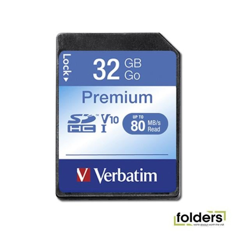 Verbatim Premium SDHC Class 10 Card 32GB