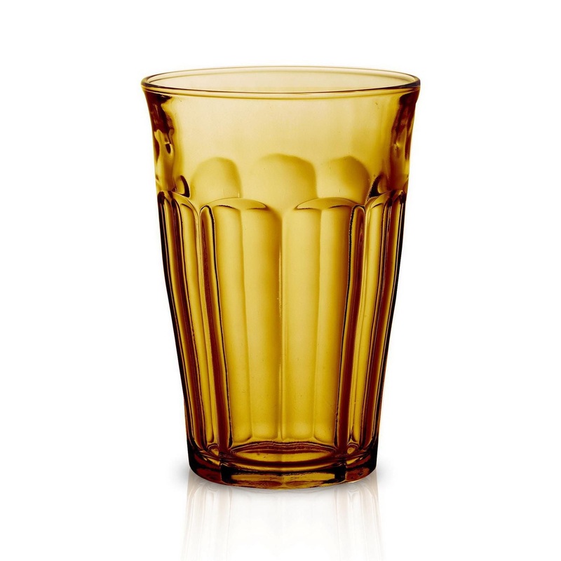 Amber 360mL Glass Tumbler