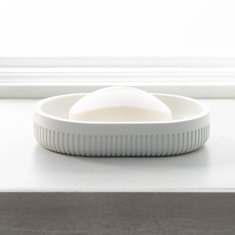 Corbett Soap Dish - White