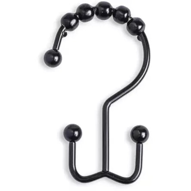 Double Shower Rings - Black
