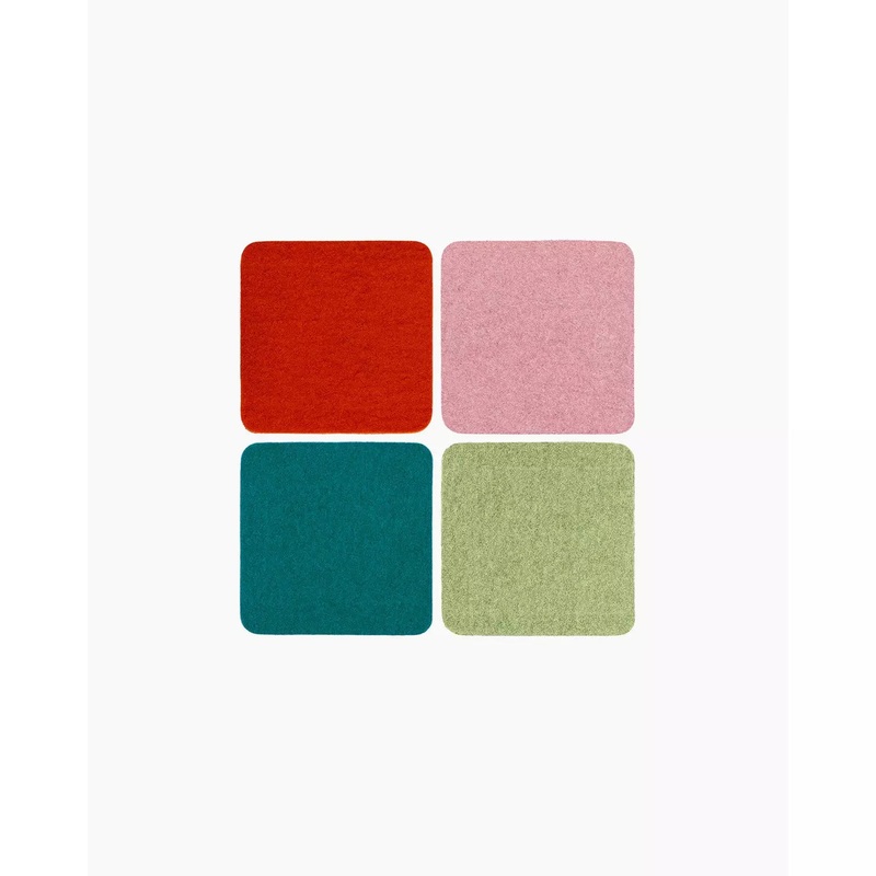 Graf Lantz Square Coaster Set - Happy