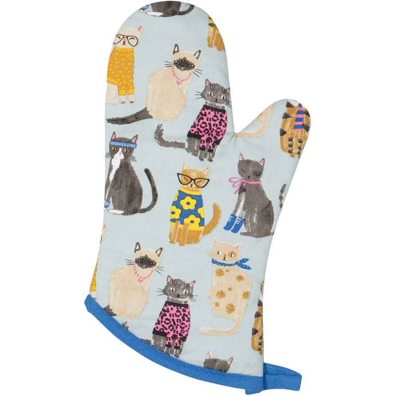 Oven Mitts - Feline Fine