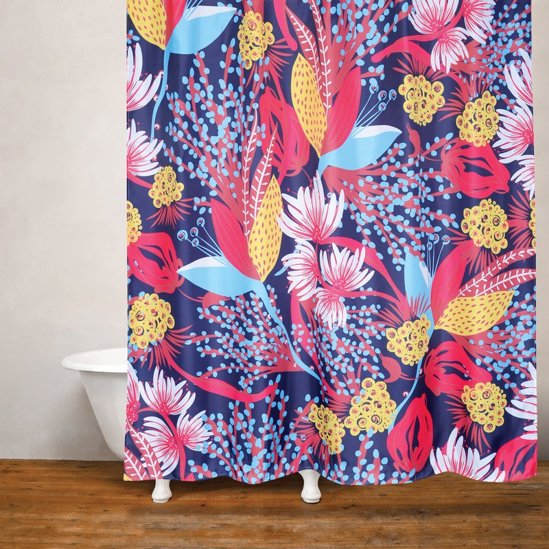 Crysanthemum Shower Curtain
