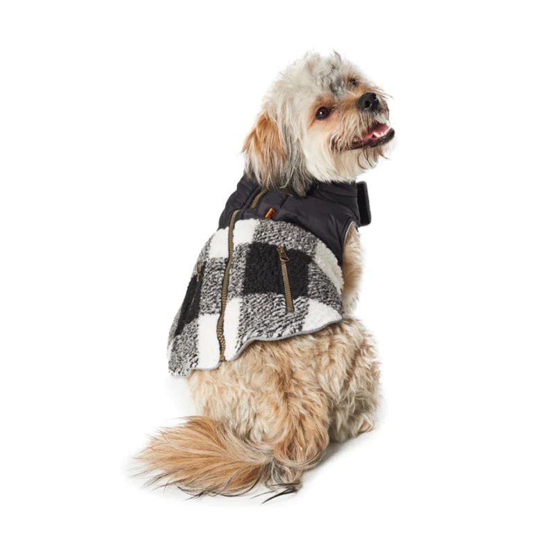 Hotel Doggy B&W Sherpa Jacket - Medium