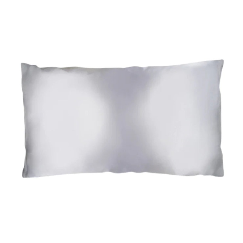 King Organic Silk Pillowcase - Light Grey