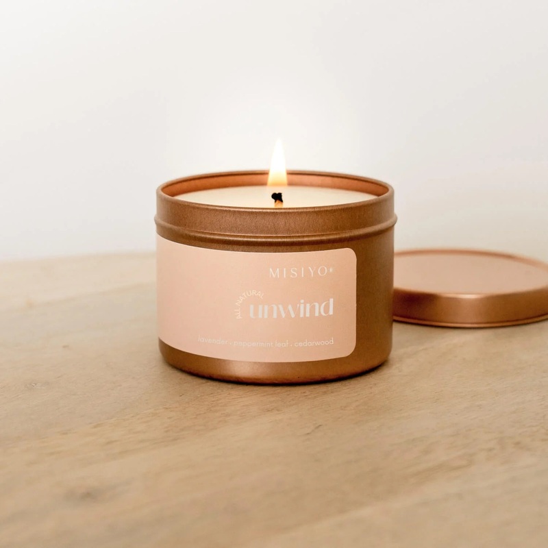 Misiyo Candle - 6oz Tin - Unwind