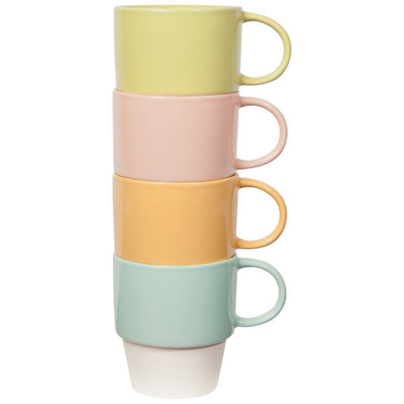 Mug Nesting Set/4 Flora