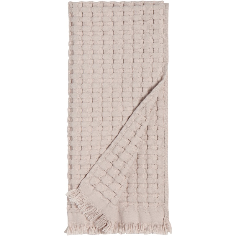 Organic Cotton Waffle Towel - Stone