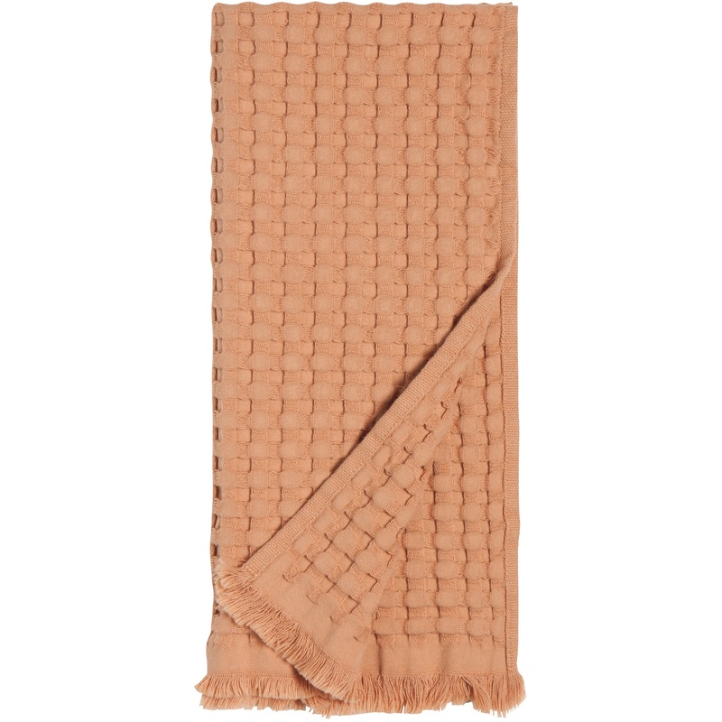 Organic Cotton Waffle Towel - Tawny