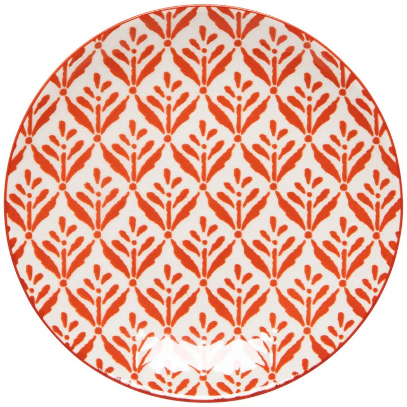 Appetizer Plate - Copper Leaves