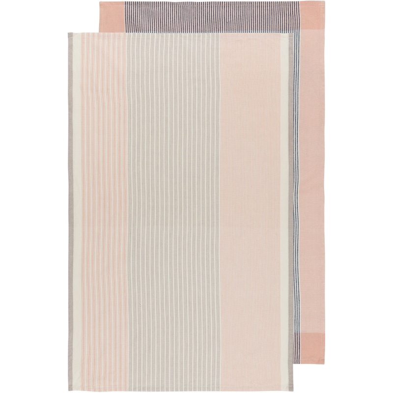 Array Stripe Tea Towel Set - Nectar