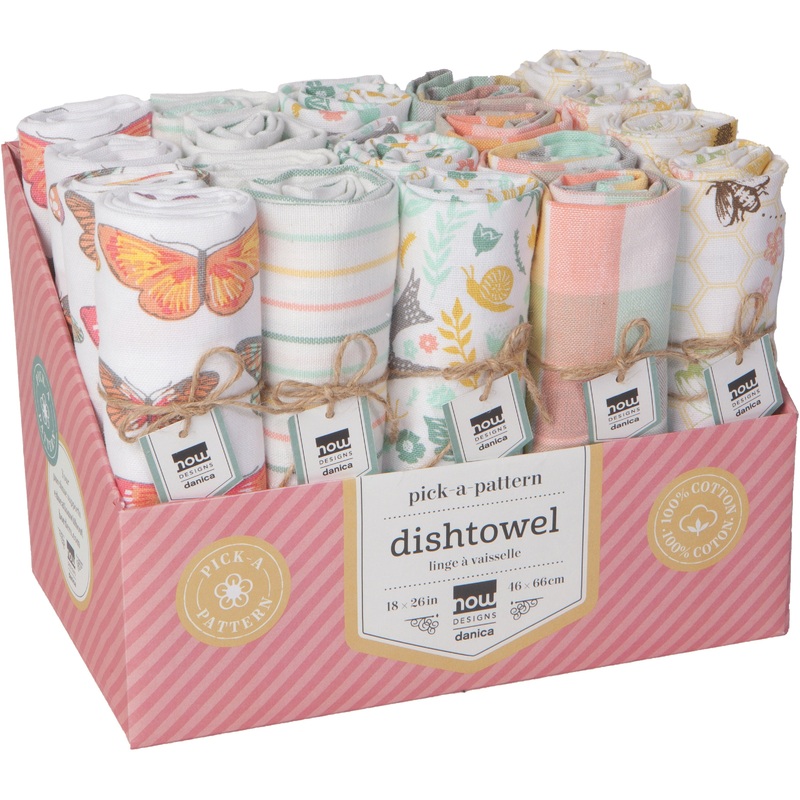 Assorted Tea Towels - Bees & Butterflies