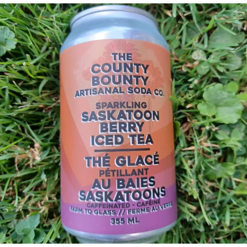 County Bounty - Saskatoon Berry Iced Tea