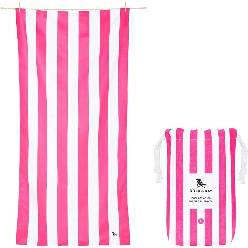 DOCK & BAY Large Towel - Pink