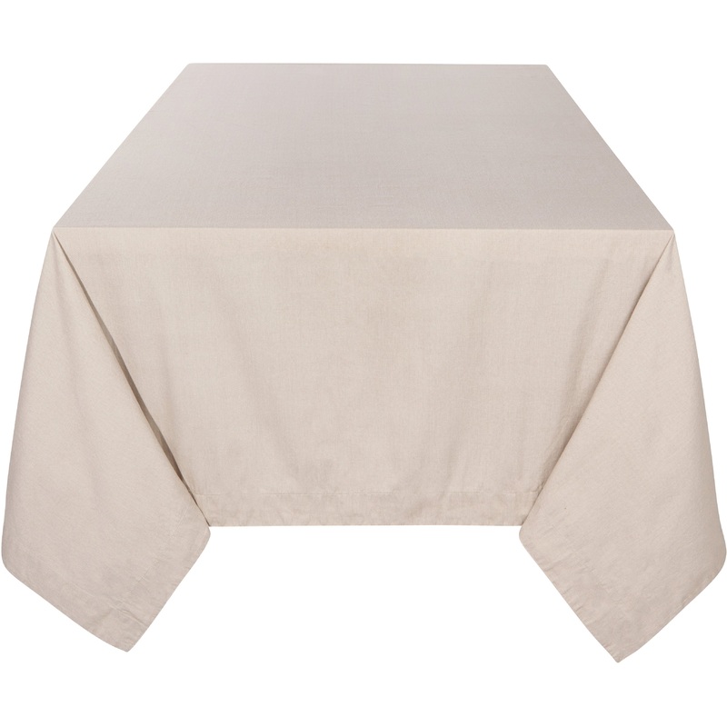 Dove Grey Stonewash Tablecloth - 60"x90"