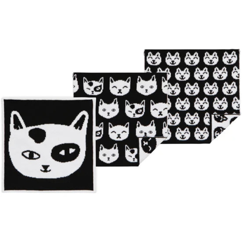 Knit Dishcloth Set - Feline Fine