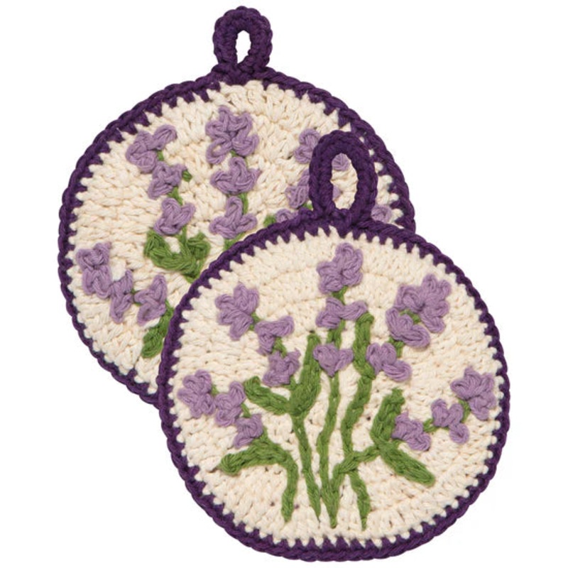 Lavender Tawashi Dishcloths Set