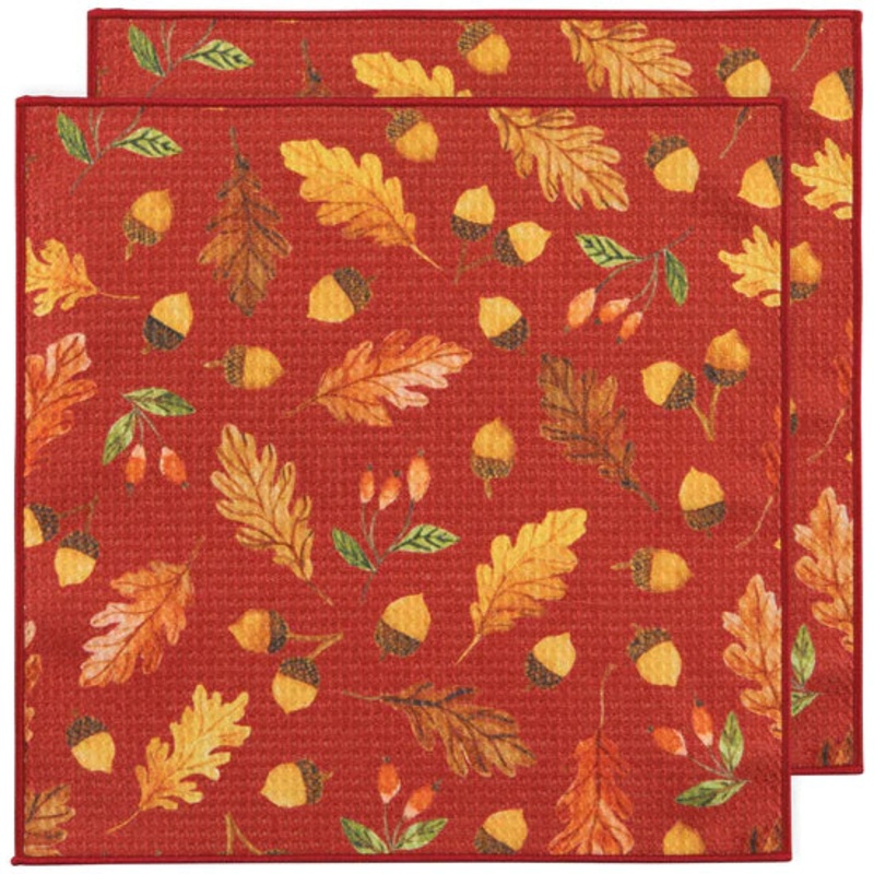 Microfibre Dishcloth Set - Oak & Acorn