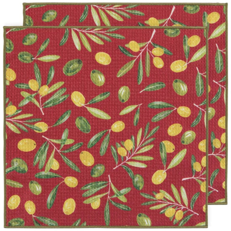 Microfibre Dishcloth Set - Olive Oil