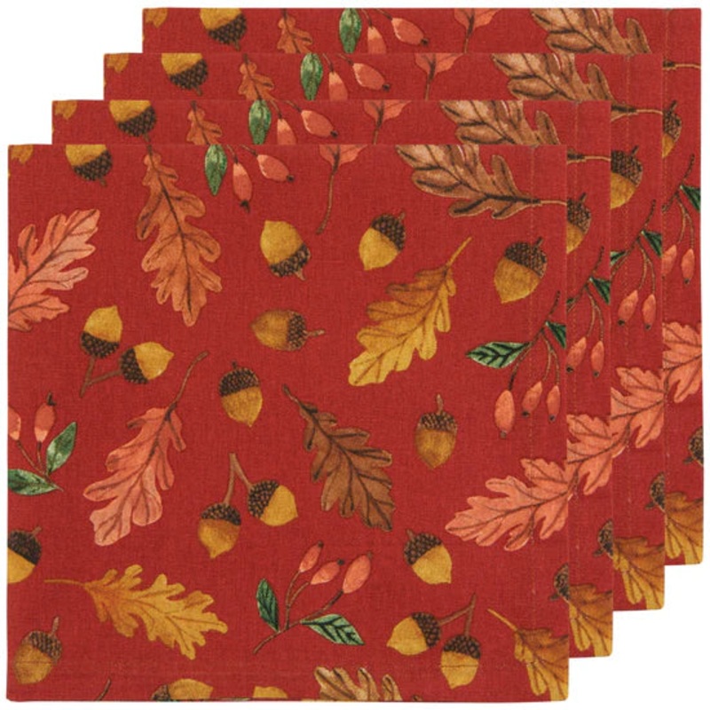 Napkin Set - Oak & Acorn