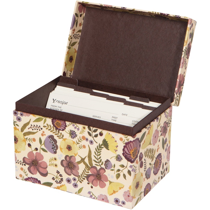 Recipe Card Box - Adeline