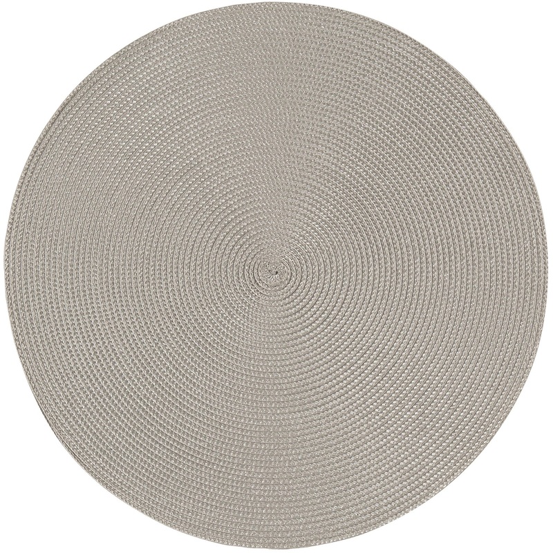 Round Disko Placemat - Cobblestone