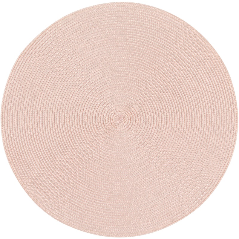 Round Disko Placemat - Shell Pink