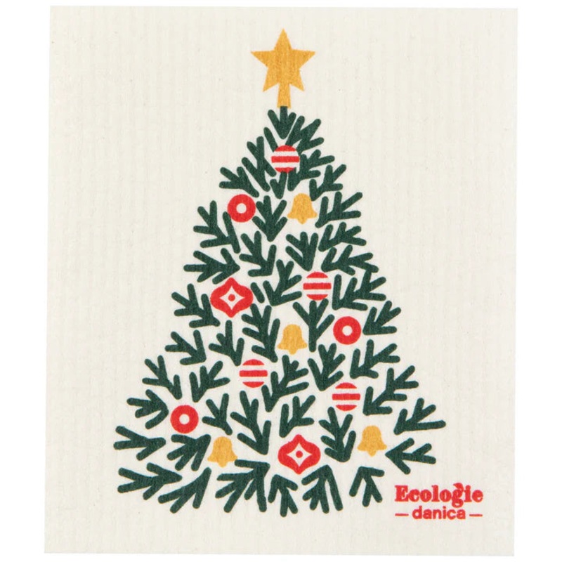 Swedish Dishcloth - Festive Fir