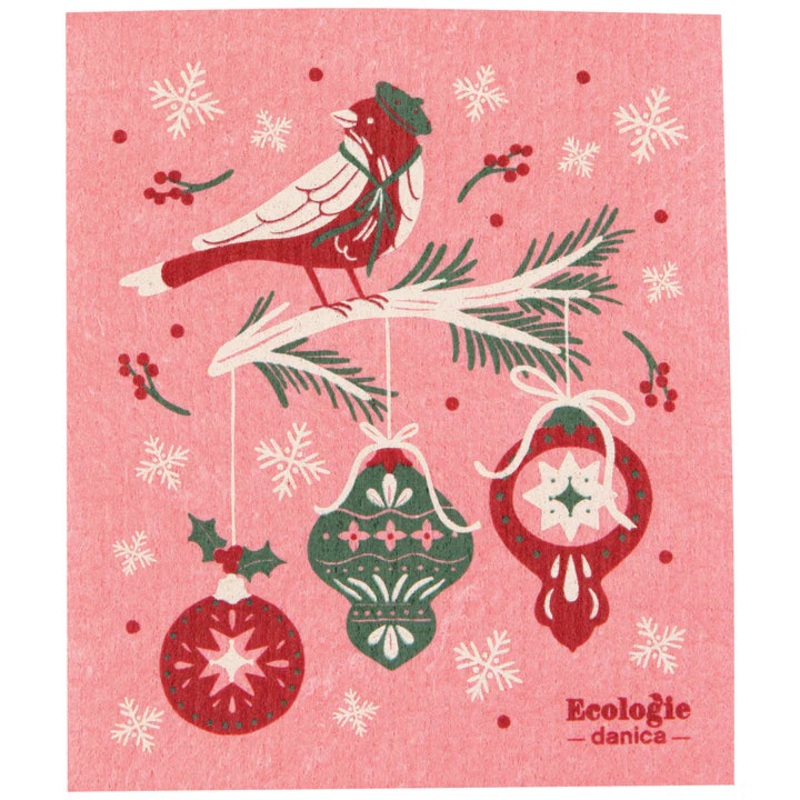 Swedish Dishcloth - Season's Tweetings