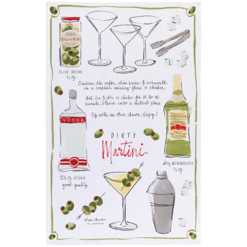 Tea Towel - Martini