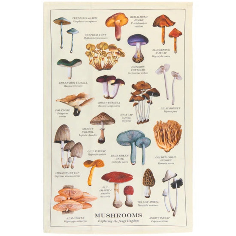 Tea Towel - Mushrooms