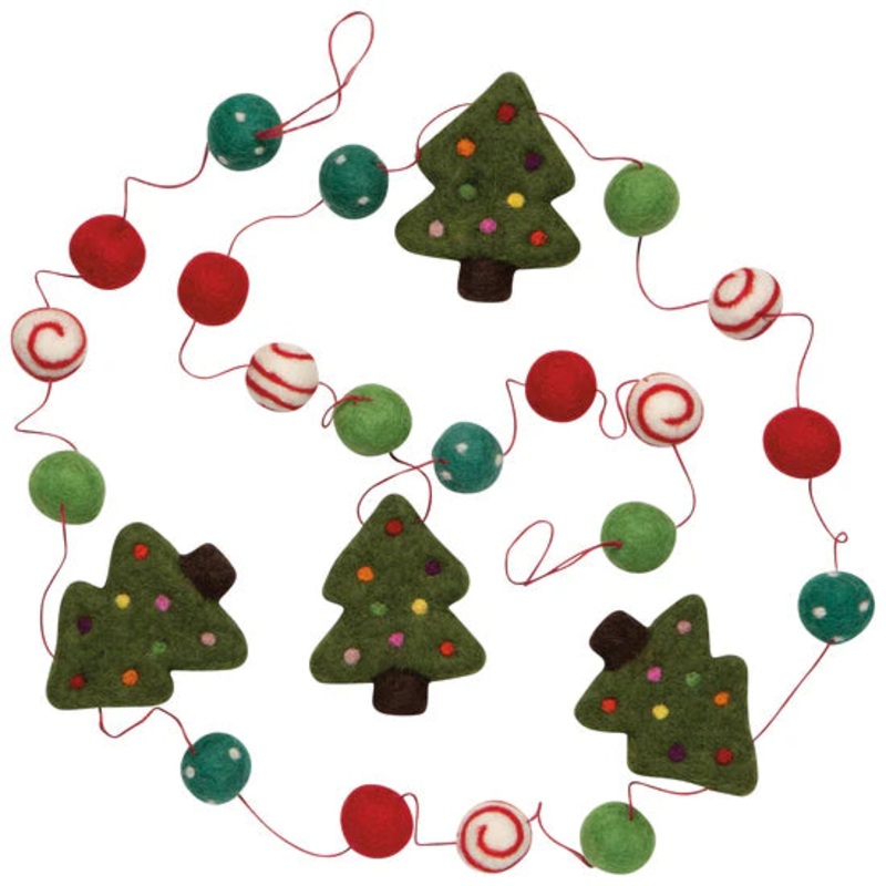 Felt Garland - Christmas Tree